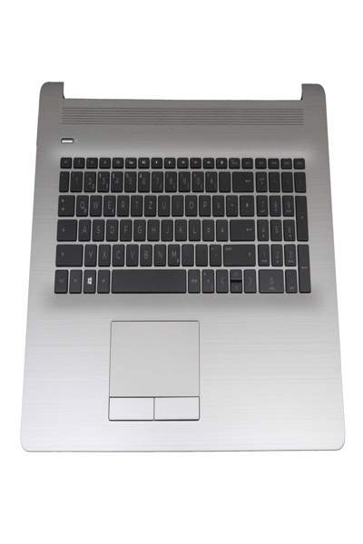 HP 2H1719-05330I Rev.A Keyboard: German Black/Silver Backlit (Includes Topcase)