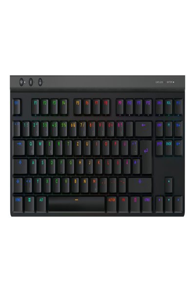 Logitech G G515 LIGHTSPEED TKL, Verkabelt & Kabellos, USB+ RF Wireless+ Bluetooth, Mechanischer Switch, QWERTZ, RGB-LED, Schwarz