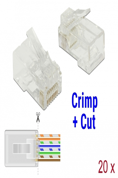 Connecteur réseau Delock - RJ-45 (M)