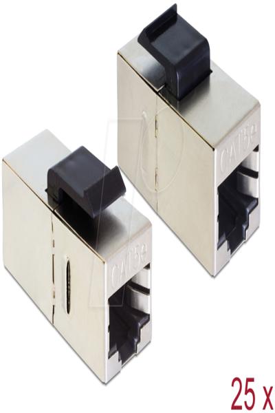 Delock Keystone-modul RJ45-uttag > RJ45-uttag Cat.5e kompakt - 86628