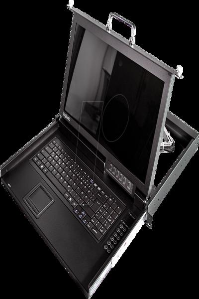 LogiLink LC0004GE KVM-konsoll VGA - LC0004GE