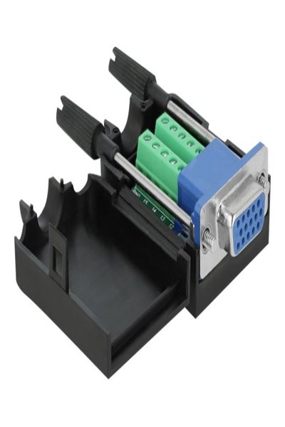 Delock VGA adapter - 15 pin D-Sub (DB-15) (F) to 10 pin terminal block - 66259