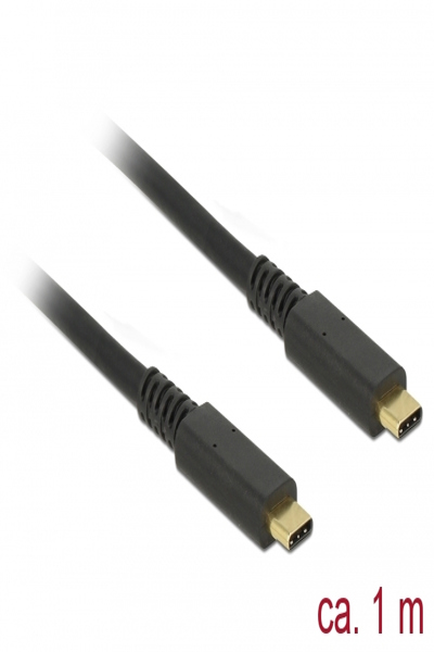 Câble USB Delock - USB-C 24 broches (M) vers USB-C 24 broches (M)
