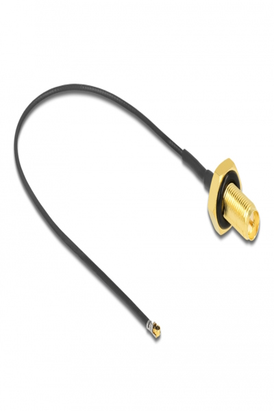 Delock Antennkabel - RP-SMA (hona) skott till MHF 4L LK (hane) - 12657