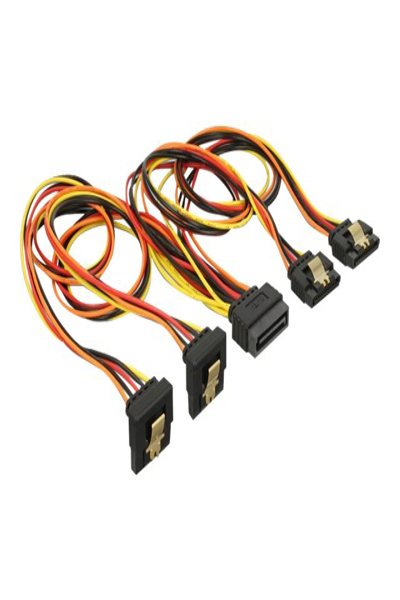 Delock Power splitter - SATA power (P) latched to SATA power (R) metal clip - 60152