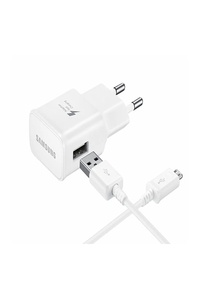 Samsung EP-TA200EWE USB Adapter + Micro-USB cable - Quick charger - Lithium Ion (Li-Ion) - EP-TA200