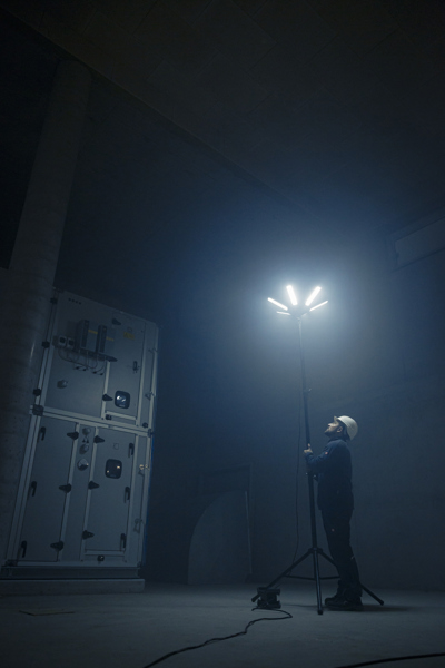 Brennenstuhl 9171410180, 300 W, LED, Bluetooth, IP54, Svart, Fristående arbetslampa - 9171410180