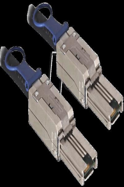 Delock extern SAS-kabel - 26-pin 4x skärmad Mini MultiLane SAS (SFF-8088) - 83061