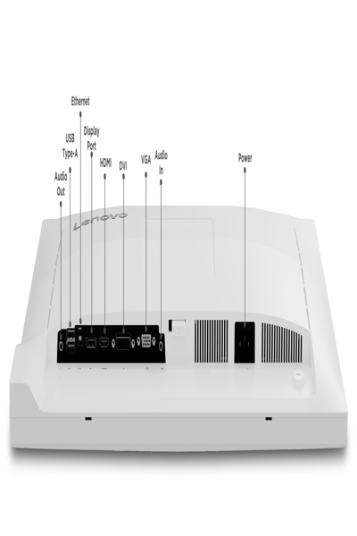 Lenovo C24d-20 WUXGA IPS/DP/Speaker 24'' Monitor - 61 cm - 24" - 63FENAT2UK
