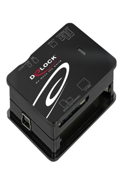 Delock Card reader (MMC, SD, xD, microSD, MS Micro, CFast Card) - 91007