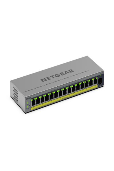 NETGEAR 16PT GB PLUS SWITCH W/POE+ GS116EPP