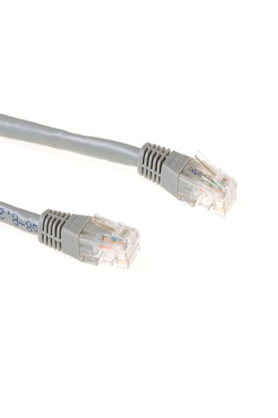 ACT Grey 5 meter U/UTP CAT6A patch cable with RJ45 connectors - 5 m - Cat6a - U/UTP (UTP) - RJ-45 - RJ-45 - Grey