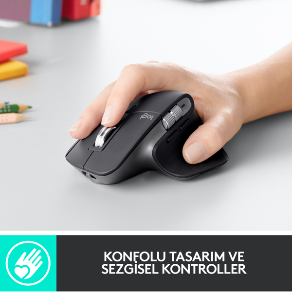 Logitech MX Master 3 - Mouse - laser - 910-005694