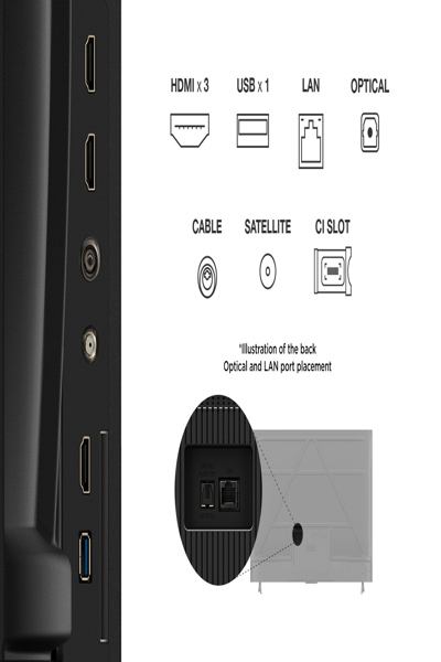 TCL V6C 65V6C TV 65" 4K ULTRA HD SMART WI-FI METALLIC - 65V6C