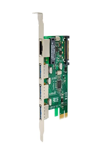 InLine Gigabit USB 3.2 Combo Card PCIe x1 - 51125R