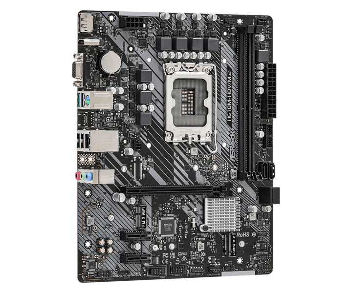 ASRock H610M-HDV/M.2 Micro ATX LGA1700 Moderkort - 90-MXBH60-A0UAYZ