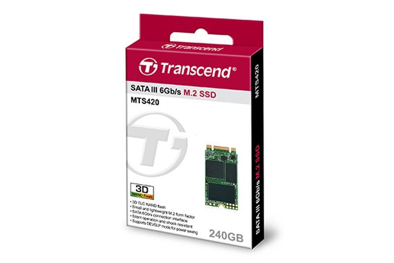 Transcend MTS420 - SSD - 240 GB - internal - M.2 2242 - TS240GMTS420S