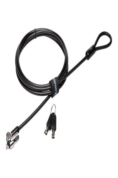 Kensington MicroSaver 2.0 Keyed Laptop Lock (25 Pack) - Master Keyed FT - Key - Steel - Black - Silver - K65042EUM