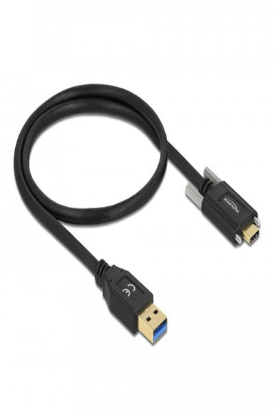 Delock USB-kabel - 24-stifts USB-C (hane) till 24-stifts USB-C (hane) - 84007