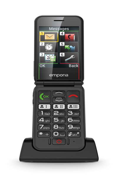 Emporia SIMPLICITY glam 4G - white - Cellphone - 7.1 cm - V227-4G_001