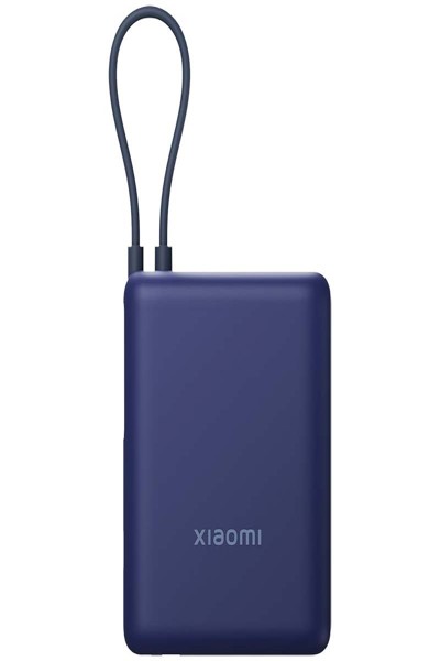 Batterie externe Xiaomi 33 W avec câble intégré bleu