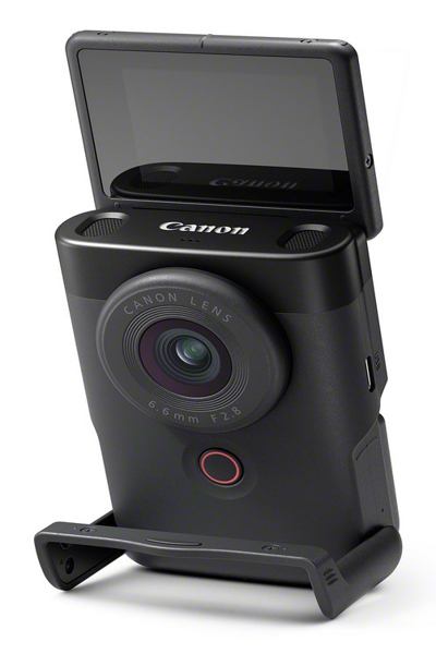 Canon PowerShot V10 Advanced Vlogging-Kit - 20 MP - 5472 x 3648 pixels - CMOS - 4K Ultra HD - Touchscreen - Black - 5947C006