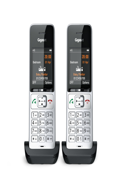 Gigaset COMFORT 500HX Duo Silver-Black Handset/Charger - L36852-H3061-R101