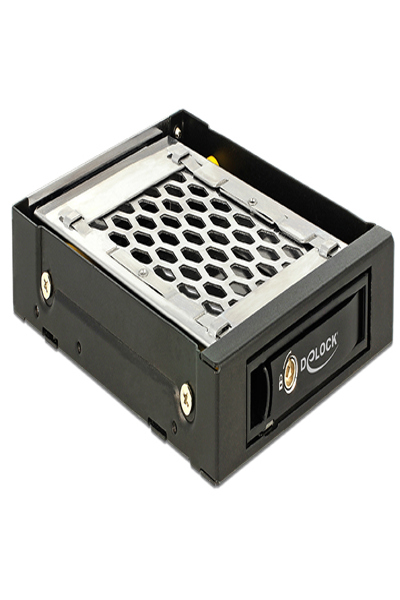 Delock 47228 2.5" Hard Drive Mobile Rack Enclosure Cage Metal Black - 47228
