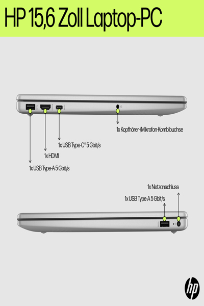 HP Laptop 15-fd0517ng: Intel Celeron 15.6" Notebook - B9PZ8EA