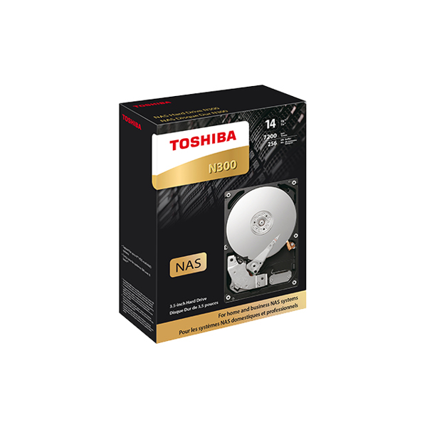Toshiba N300 NAS - Hårddisk - 12 TB - HDWG21CUZSVA