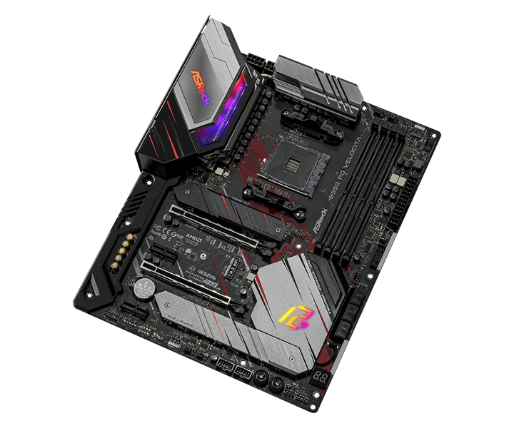 ASRock B550 PG Velocita ATX AM4 B550 Moderkort - 90-MXBD90-A0UAYZ