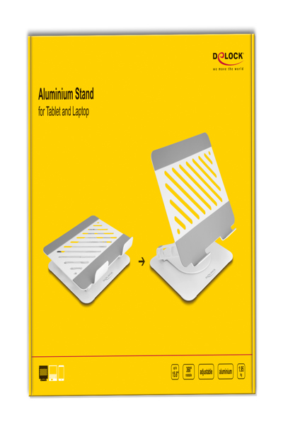 Delock stativ för bärbar dator/surfplatta - 18455