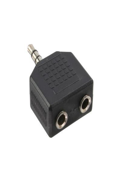 Adaptateur audio en ligne 3,5 mm mâle / 2 x 3,5 mm stéréo femelle