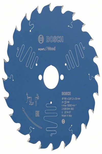 Bosch 2 608 644 083 - Wood - 19 cm - 3 cm - 1.8 mm - 7300 RPM - 2.4 mm