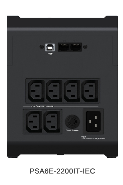 Vertiv PowerUPS 200 Essential - (Offline) UPS - Backed