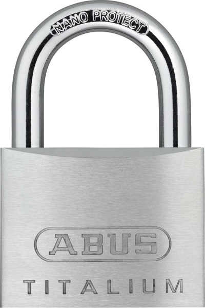 ABUS Security-Center ABUS 64TI/50 B/DFNLI - Conventional padlock - Key lock - Keyed to differ - Aluminum - Hardened steel - 5 cm