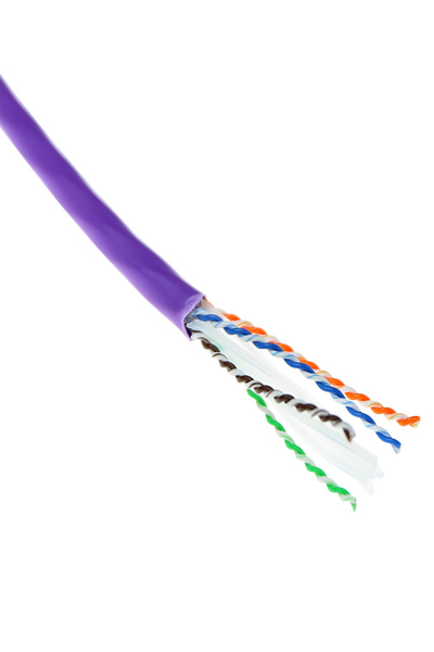 ACT Cat 6A U/UTP solid installation cable - LSZH - CPR euroclass ECA 23AWG - violet 305 meter - 305 m - Cat6a - U/UTP (UTP) - Violet