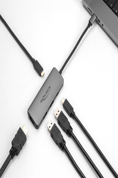 Station d'accueil Delock - USB-C / Thunderbolt 3 / Thunderbolt 4