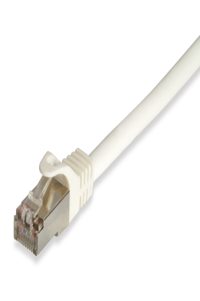 Equip Cat.6A Câble de raccordement S/FTP Pro - 0,5 m - Blanc - 0,5 m - Cat6a - S/FTP (S-STP) - RJ-45 - RJ-45 - Blanc