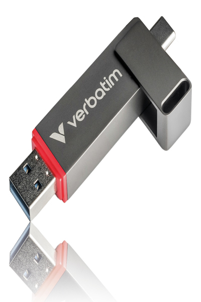 Verbatim USB 3.2 Stick Dual QuickStick - Memory-Stick - 128 GB - 32040
