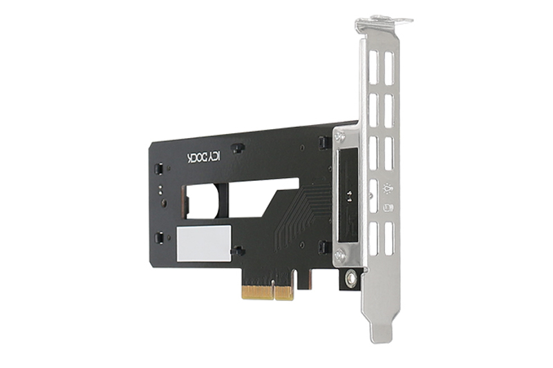 ICY Dock MB987M2P-B - EZConvert Ex - M.2 NVMe SSD to PCIe adapter card - MB987M2P-B