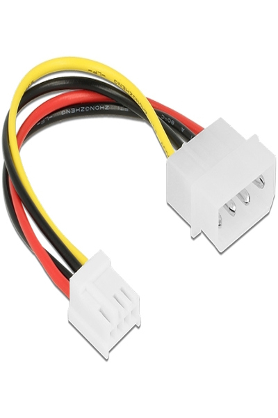 Delock Power cable - 4 PIN internal power (M) to 4 PIN mini-power connector (F) - 85337