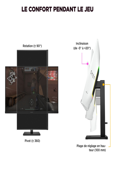 HP OMEN Transcend 32 UHD OLED Gaming Monitor: 32-inch 4K OLED gaming monitor. - 9R181AA#ABB