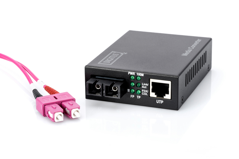 DIGITUS Fast Ethernet Converter RJ45/SC - DN-82020-1