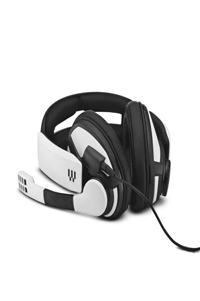 EPOS | SENNHEISER GSP 301 - Headphones - Head-band - Gaming - Black - White - Binaural - Rotary - 1000240