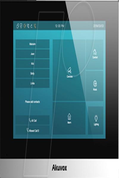 Unité intérieure Akuvox C313W-2, écran tactile