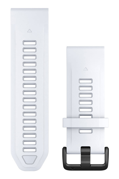 Bracelet Garmin QuickFit en silicone blanc pierre