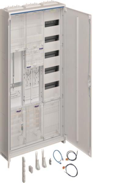 Armoire complète Hager ZB33SET28LS 2ZP/SG/VF-5rh/APZ eHZ 1100