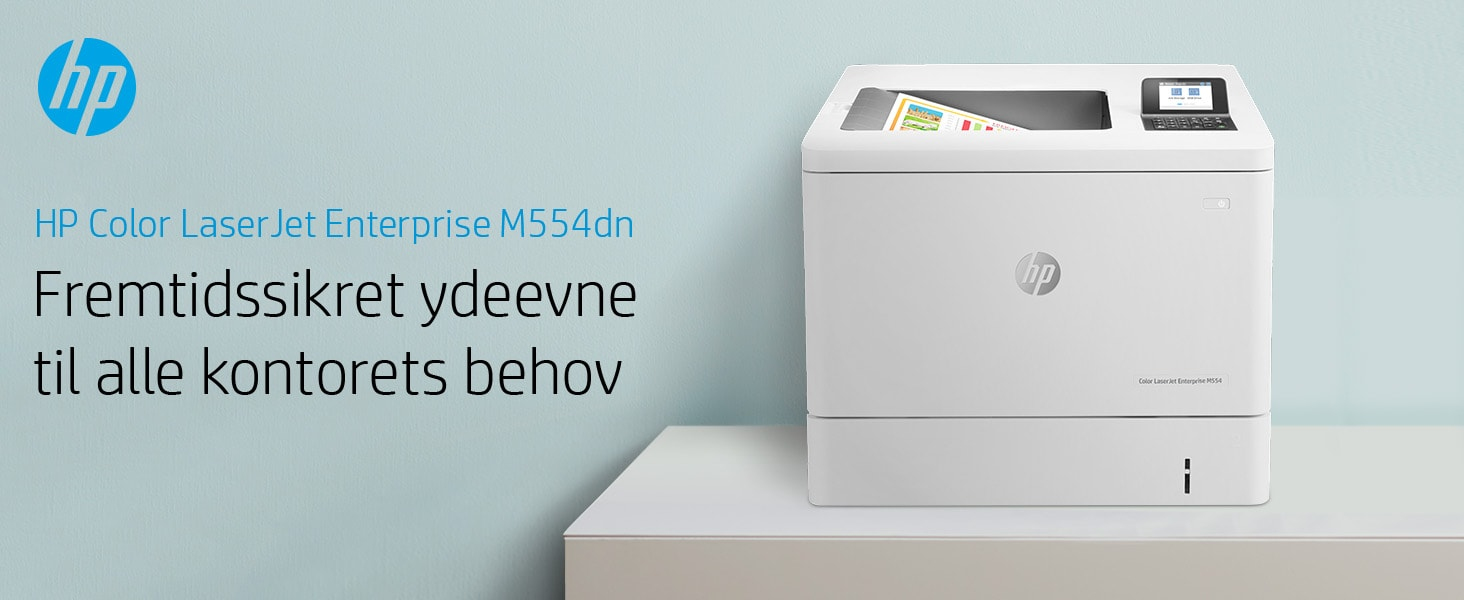 HP Color LaserJet Enterprise M554dn Printer - 7ZU81A