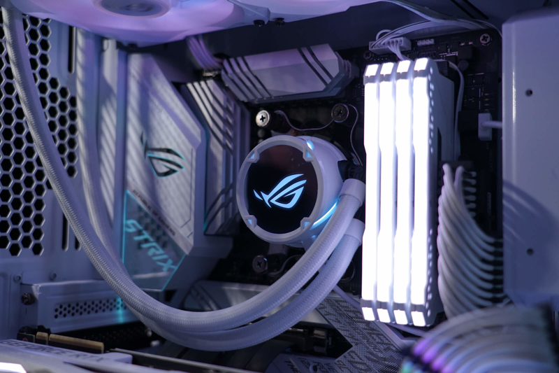 ASUS ROG Strix LC 360 RGB White Edition - Processor fan - 90RC0072-M0UAY0